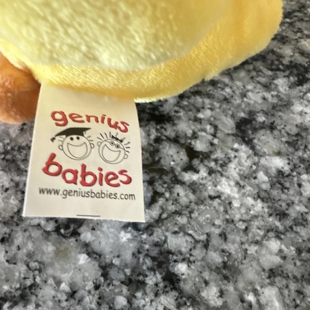 Genius Baby Toys My First Easter Basket Deluxe 5 Piece Plush Set GB-E2021 Yellow